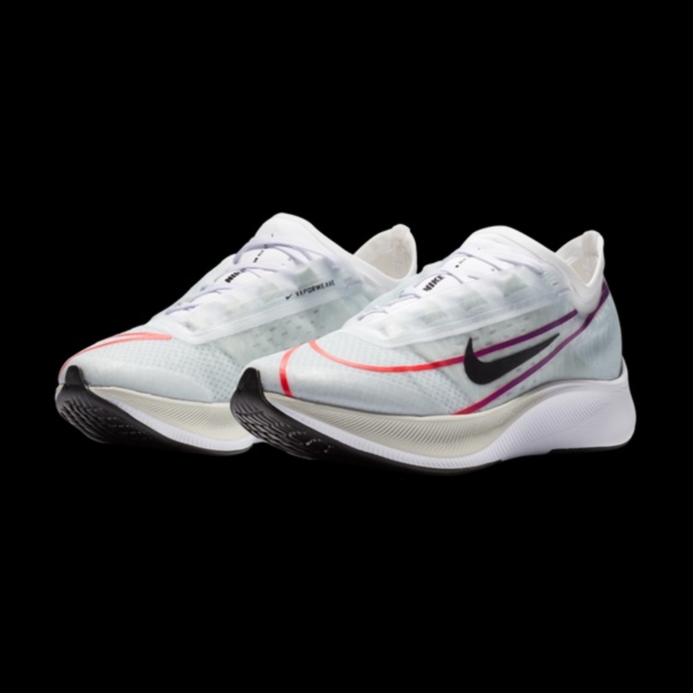 Nike Zoom Fly 3 White/Black-Hyper Violet AT8241-102 Women's Sizes